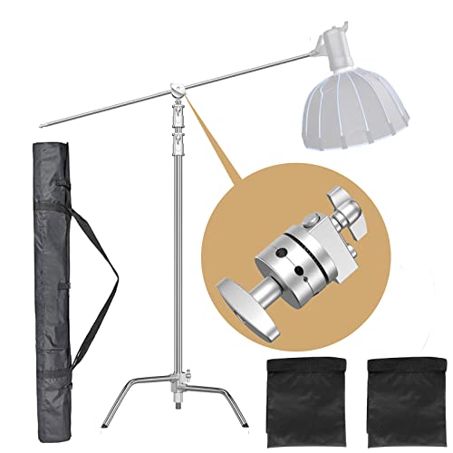 c�X�^���h ���C�g�X�^���h �u�[���A�[�� �L�b�g�t�� ���ϋv 100%���^�� 120cm?299cm���߉\ Godox Aputure Amaran Nanlite�B�e�X�^�W�I�B�e �t�H�g���t���N�^�[�A�\�t�g�{�b�N�X�A���m���C�g�A�P�A�X�g���{�ɓK�p