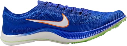 Nike Zoomx Dragonfly Track Cleats Unisex Racer Blue/Safety Orange-Lime Blast-White CV0400-400 Size 10.5 Mens/12 Womens US2