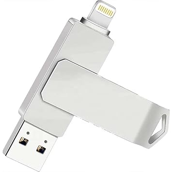 Linkify 128 GB 2 in 1 USB Flash Pen Drive for iPhone, iPad, Mac Devices and Windows (Metallic) (1 Year Warranty)