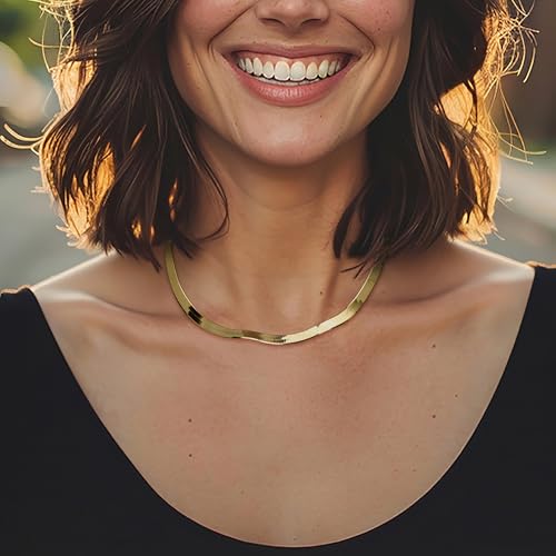 Ross-Simons Italian 6mm Herringbone Chain Necklace2