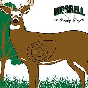 Morrell Nasp-Ibo Whitetail Target Face, White, Large #TOP9
