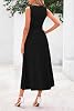 Vestido de trabajo midi plisado de verano para mujer 4