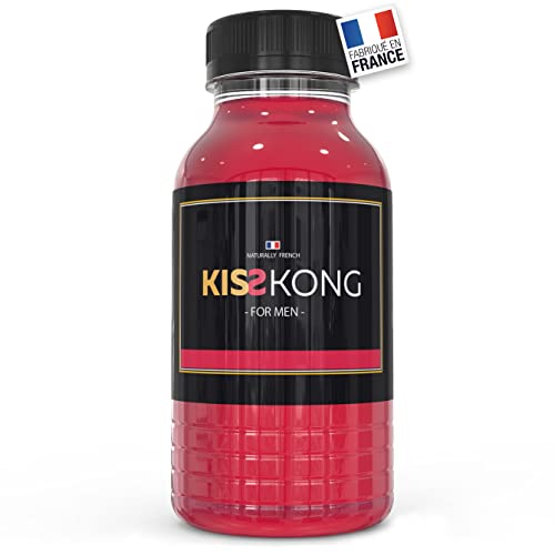 KISS KONG - Endurance Homme | stimulant 100% naturel Fabriqué en France, Boost Vigueur, Endurance, Energie | Noix de Kola + Maca + Gingembre, Cafeine, Proteine - 250 ml