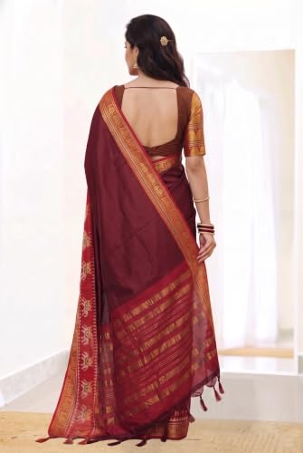 Image of SUPERLAXMI Self Design Kanjivaram Jacquard, Art Silk Saree