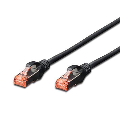 Câble Cat 6 S-FTP 20 m LS0H noir blindé à haute immunité magnétique