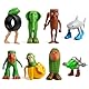 Pardofelis 8 Stück Italian Brainrot Figuren, Tung Tung Tung Tung Sahur Spielzeugfiguren, Tralalero Tralala Figur, BRR BRR Patapim Sammlerfigur Set, 3D Meme Figuren für den Schreibtisch