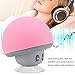 Speaker, Mini Portable Bluetooth3.0 Mushroom Speaker, Noise Reduction Subwoofer with Suction Cup Function for Family, Friends, Kids