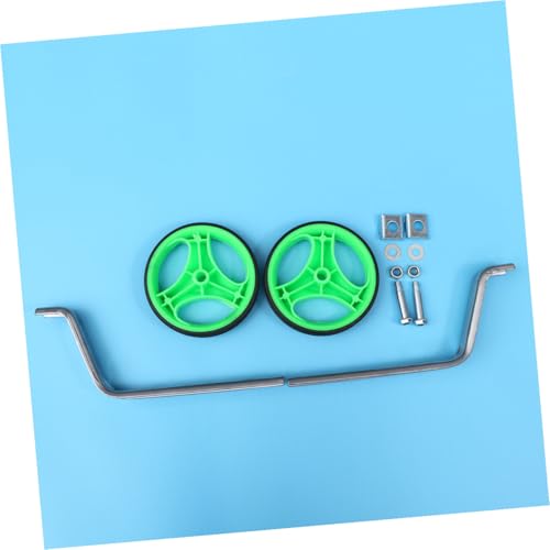 Juego de ruedas de entrenamiento y ruedas auxiliares de equilibrio PRETYZOOM, 12-20 pulgadas, accesorios de ciclismo silenciosos con soporte verde para estabilizador de bicicleta miniatura 6