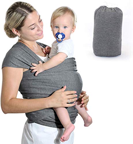 Fular Portabebe, Newlemo Portabebes - Hecho de Tela Suave y Elástica (Suave y Cómoda), Porta Bebes en Mochilas, Adecuado para Recién Nacidos, Bebés y Niños Pequeños