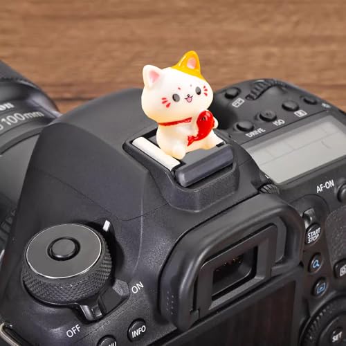 Image of Camera Hot Shoe Cover, Cute Hot Shoe Cap, Hot Shoe Protector Compatible with Sony Fujifilm Fuji Canon Nikon Pentax Leical Panasonic (Lucky Cat)