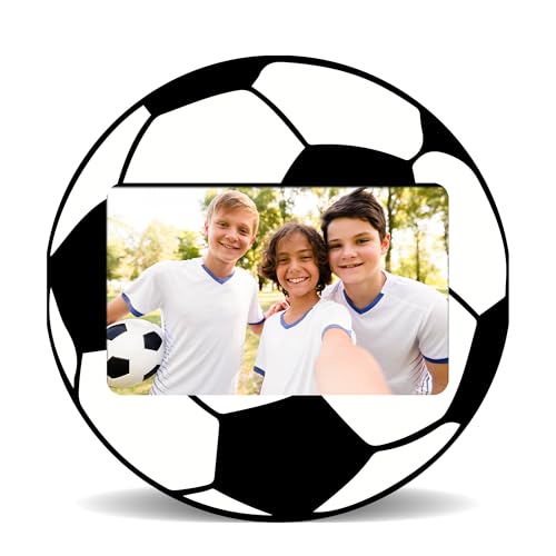 FRRCREU Soccer Wooden Photo Frame 4x6 with Back Bracket