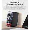 Edifier R20BT Computer Speakers, 2.75 Full-Range Drivers, Bluetooth 6.0, Touch Controls, AUX & USB-C Inputs, Headphone Jack, Custom Ambient Light & Sound Profiles via APP - Black