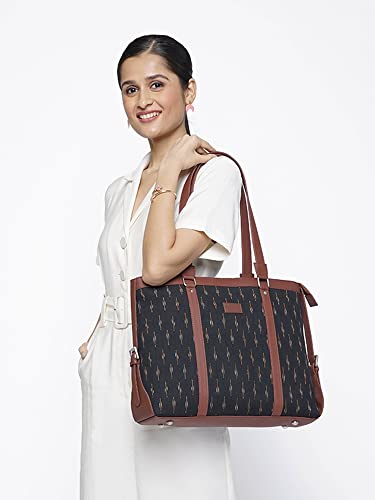 ZOUK Vegan Leather Women's Office Bag for 15.6 inch Laptop, MacBook - Image 3