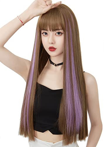 HARSW 10本セット ワンタッチ ストレート ポイント メッシュ エクステ カラー クリップ 単色 ぱっちん エクステンション