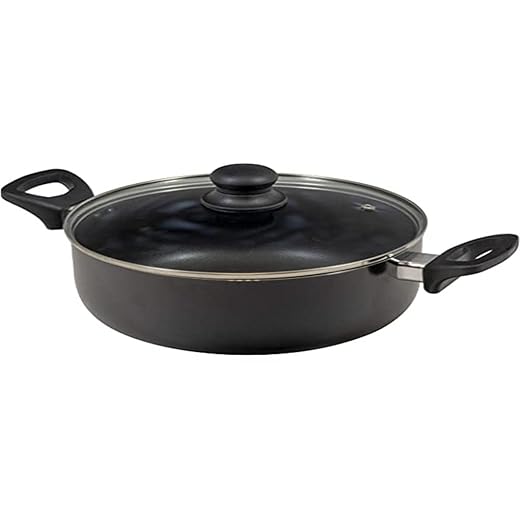 Cacerola Pixel 28 Cm (6L) En Aluminio Prensado Con Tapa De Vidrio - Chef Sauce En Oferta Cacerola 28 Cm Con Capacidad De 6L En Aluminio Prensado Con Tapa De Vidrio Pixel