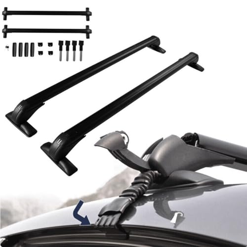 Roof Rack Cross Bars Luggage Cargo Carrier &Lock Fit for F0RD Fiesta 2000-2020