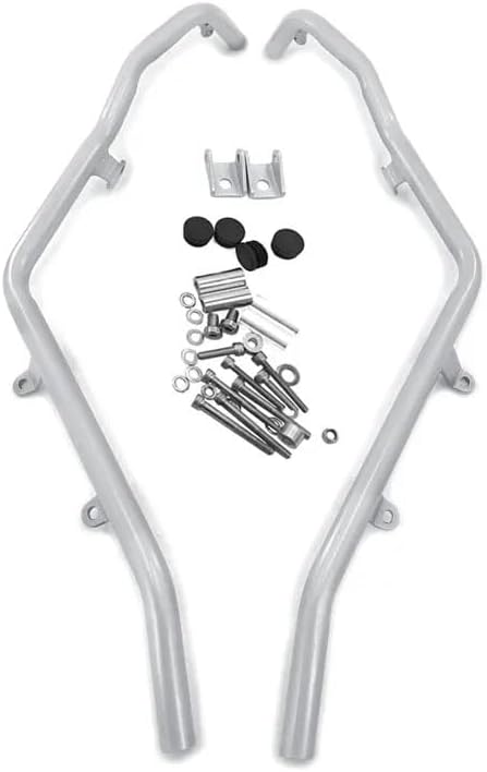 Engine Guard Crash Bars Motorcycle Engine Guard Crash Bar Frame Protection Bumper Stunt Cage Protector Anti-Fall Kit for ADV350 2024-2025 Motorbike Crash Bar Bumper