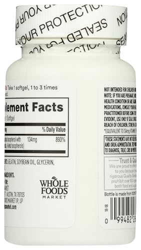 365 by Whole Foods Market, Vitamin E 200 IU, 120 CT - image 2