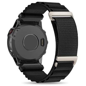Laband Pulseira de relógio de nylon de 20 mm compatível com Garmin Fenix 5S/6S/7S/8 de 43 mm, pulseira esportiva Alpine Loop de substituição para Garmin Fenix 7S Pro/6S Pro/5S Plus/Epix Pro de 42 mm