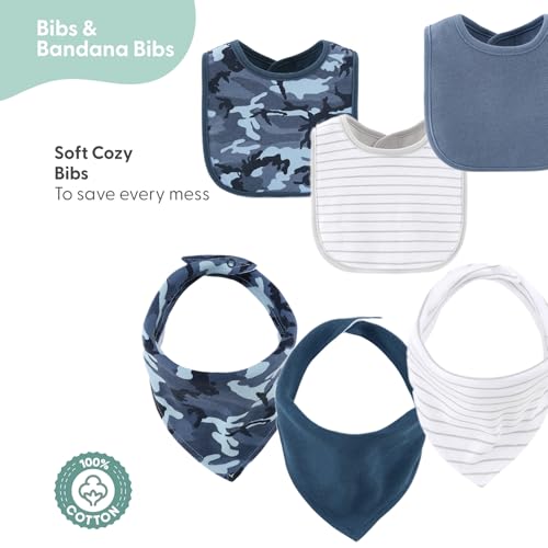 The Peanutshell Baby Layette Gift Set for Boys, Newborn Boy Gift Sets, Baby Clothes & Newborn Essentials Must-Have, Blue Camo4