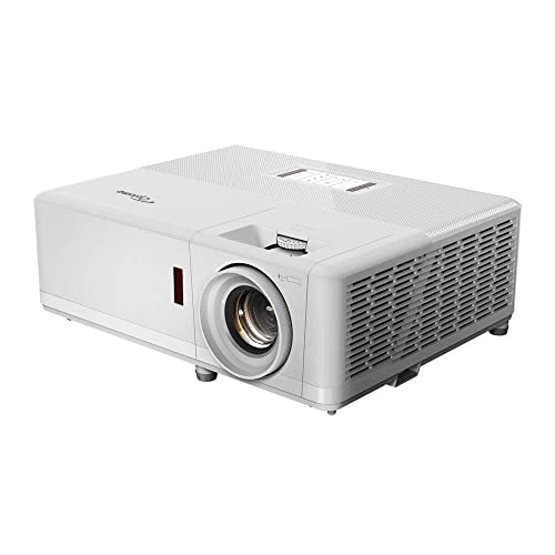 Image of Optoma UHZ50 Smart 4K UHD Laser Home Theater Projector | 3000 Lumens | HDR Adjustment Options | Cinematic Color | Flexible Installation 1.3x Zoom & Vertical Lens Shift | Works with Alexa & Google