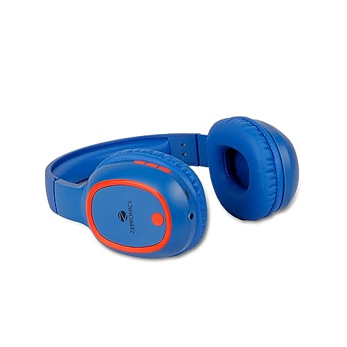 Image of ZEBRONICS Zeb Duke 101 Wireless Headphone with Mic(Grey) & Zeb-Thunder Bluetooth Wireless(Blue with Red) & Zeb-Thunder PRO On-Ear Wireless Headphone(Black)