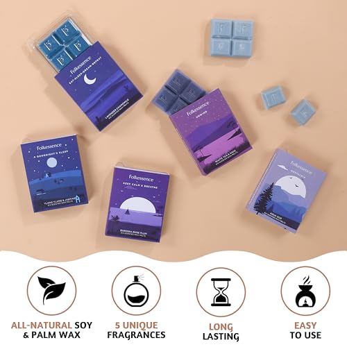 Folkulture-Wax-Melts-Wax-Cubes-Strong-Scent-Set-of-5-Scented-Wax-Melts-30pc-Candle-Warmer-Wax-Melts-or-Christmas-Wax-Melts-Soy-Wax-Melts-for-Warmer-Scented-Wax-Cubes-for-Women Folkulture Wax Melts Wax Cubes Strong Scent Set of 5 Scented Wax Melts 30pc Candle Warmer Wax Melts or Christmas Wax Melts Soy Wax Melts for Warmer Scented Wax Cubes for Women