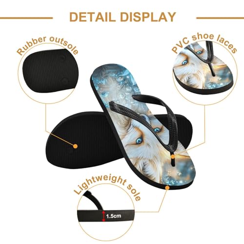 Fox Butterfly Flip Flop Beach Summer Casual Sandal for Women & Men Shower Shoes 208590922