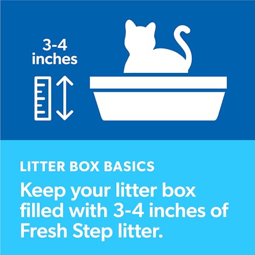 Fresh Step Extra Strength Multi-Cat Clumping Cat Litter with Febreze, 14 lb Box