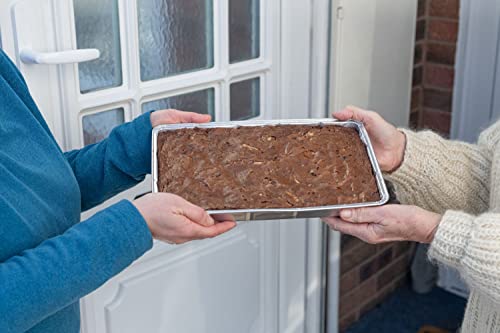 Coppice Aluschalen 32x20x3 cm – 30 Stück | Einweg Backformen für Backen, Grillen, Braten & Aufbewahren | Gefrier-, Mikrowellen-, Heißluftfritteusen- & Ofenfest | 100% recyclebar