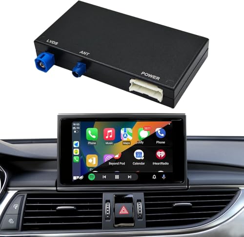 Decoder CarPlay: questa è una scatola di decodifica, non uno schermo. Basta collegarlo all'host CD originale utilizzando i cavi inclusi. Si integra perfettamente con il sistema esistente della tua auto e aggiunge CarPlay wireless/cablato e Android Auto, MirrorLink wireless, riproduzione video, navigazione e controllo vocale per un'esperienza di guida migliorata