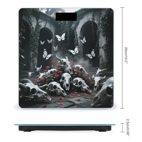Báscula digital de baño Skulls Butterfly miniatura 2