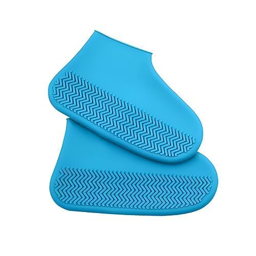 Elastic Waterproof Shoe Covers Silicone Overshoes, Washable Anti-Slip Shoe Protector for Rain, Mud, Snow, Cycling, Hiking & Daily Outdoor Activities-picture-23