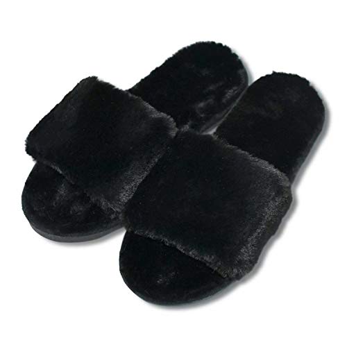 COFACE Women Fluffy Slippers Soft Plush Faux Fur House Casual Shoes Open Toe Memory Foam Lightweight Warm Cute Flat Outdoor/Indoor Anti-Slip Gifts Size 5/6 COFACE Women Fluffy Slippers Soft Plush Faux Fur House Casual Shoes Open Toe Memory Foam Lightweight Warm Cute Flat Outdoor/Indoor Anti-Slip Gifts Size 5/6