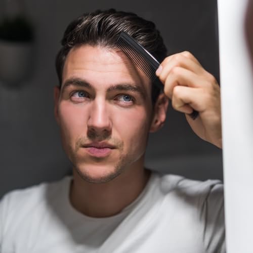 Peine para cabello GENTS Fine & Coarse Tooth de plástico duradero miniatura 5