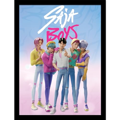 Mur vide ? L'affiche K-Pop Demon Hunters encadrée 30x40 cm colore votre chambre