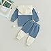 Tiaham Baby Boy Clothes Fashion Hoodie Outfits Hooded Tops Hoodies Sweatpant Kids Toddler Boys Pant Clothing Sets (Beige Blue, 2-3 Years)