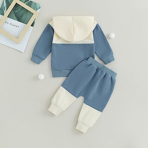 Tiaham Baby Boy Clothes Fashion Hoodie Outfits Hooded Tops Hoodies Sweatpant Kids Toddler Boys Pant Clothing Sets3