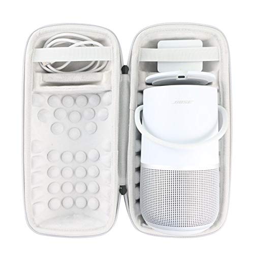 Image of Khanka Hard Travel Case Replacement for Bose Portable Home Bluetooth Portable Speaker (Silver Gray)