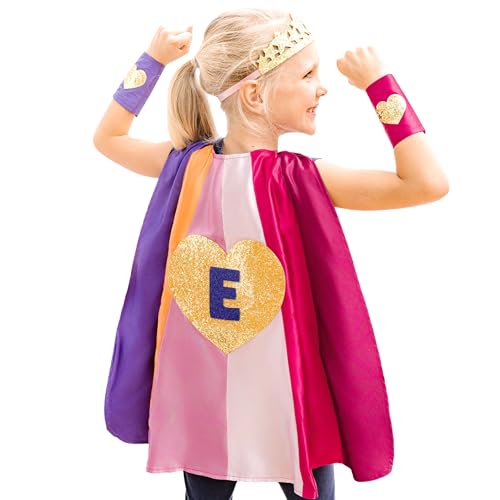 Papierdrachen Superhelden-Set - Kostüm für Kinder und Erwachsene - Helden Design - Komplettset - Cape Manschetten - Maske oder Diadem - Verkleidung - Action und Fantasy - Karneval und Fasching