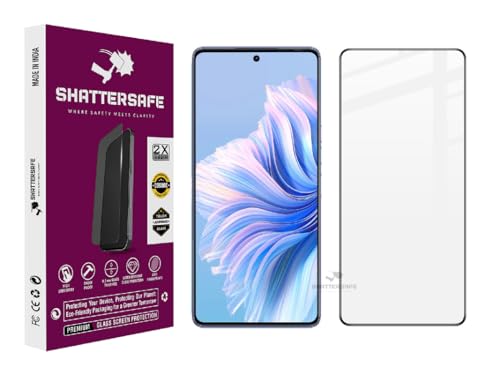 Image of Oleophobic Tempered Glass Screen Protector Compatible For Tecno Camon 20 Pro 5G [Pack of 1]. Edge To Edge Full Screen Protection With Easy Installation Kit & Case Friendly Fit.
