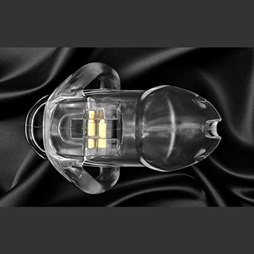 男性貞操装置HT-V3 樹脂貞操ベルト、Keuschheitsgurtel聖トレーナーV3 メンズ 貞操ケージ付き4 コック リング 大人のおもちゃ 透明 Maxi - 画像6