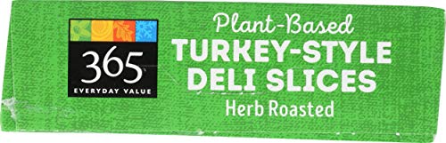 365 Everyday Value, Plant-Based Turkey-Style Deli Slices, Herb Roasted, 5.5 oz - Thumbnail 7