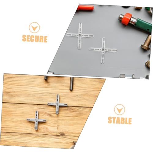 Support de fixation pour suspension instable kit de plaques métalliques argentées