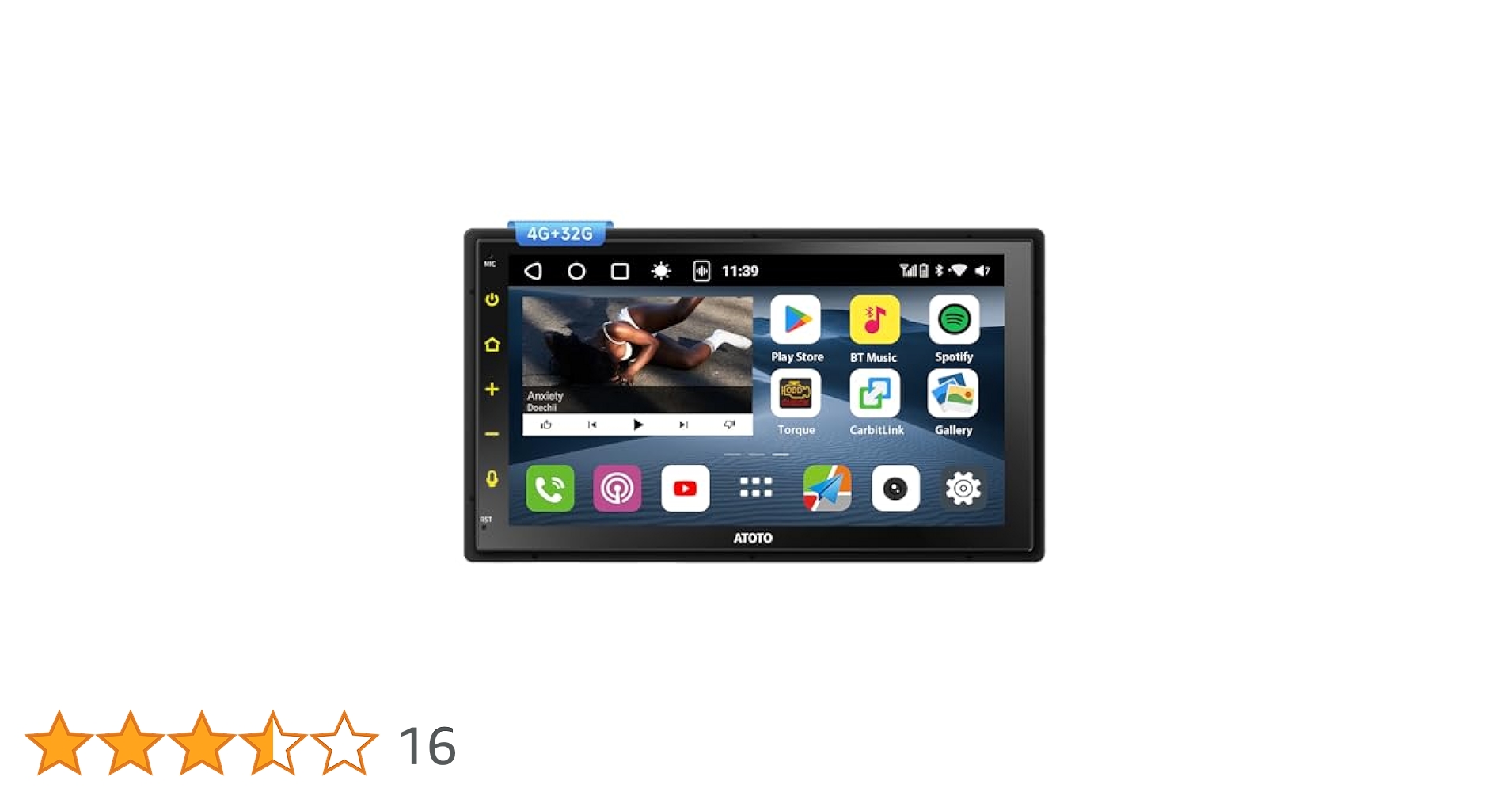 Amazon.co.jp: ATOTO S8 MS 2 Din Android カーステレオ, 7