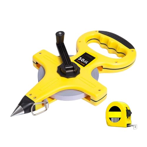 Cinta métrica portátil ABS con recompensa de fibra de nailon y agarre ergonómico para sastrería y construcción, juego de medición para mejoras del hogar