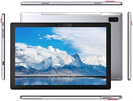 BYYBUO Full HD Tablets 10.1 inch Android 11 Tablet, Octa-Core 2.0 GHz Processor, New Upgrade 7000mAh, 3G RAM+32GB ROM, Expand to 512GB, 1920x1200 Resolution (5G WiFi+ Bluetooth 5.0)Gray