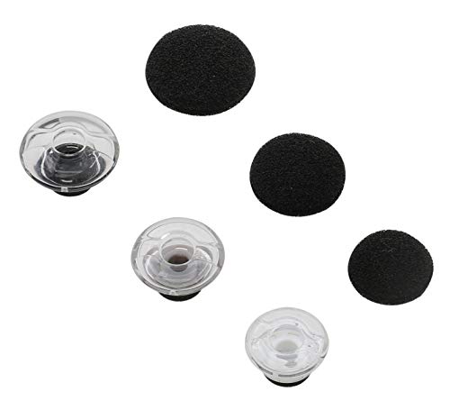 Rayker Ear Gel EarPiece Eartips Replacement for Plantronics Voyager Legend Headset, Ultra Comfort Silicone Tips, in Ear Canal, 3 Pcs, Compatible with Plantronics Voyage Legend, S/M/L