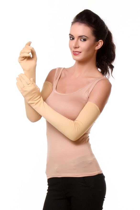 KUMUD Women Men Cotton Full Hand Gloves for Biking and Driving Dust, Pollution and Sunburn Sunlight Protection Gloves Pack of 1-image-24