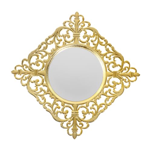Set de 6 Platos Cargadores Dorados 12" para Boda miniatura 7